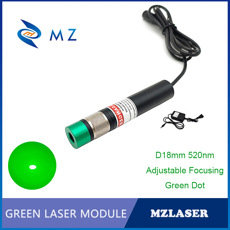 Laser Industrial Verde - Módulo Laser Verde de Ponto Alto