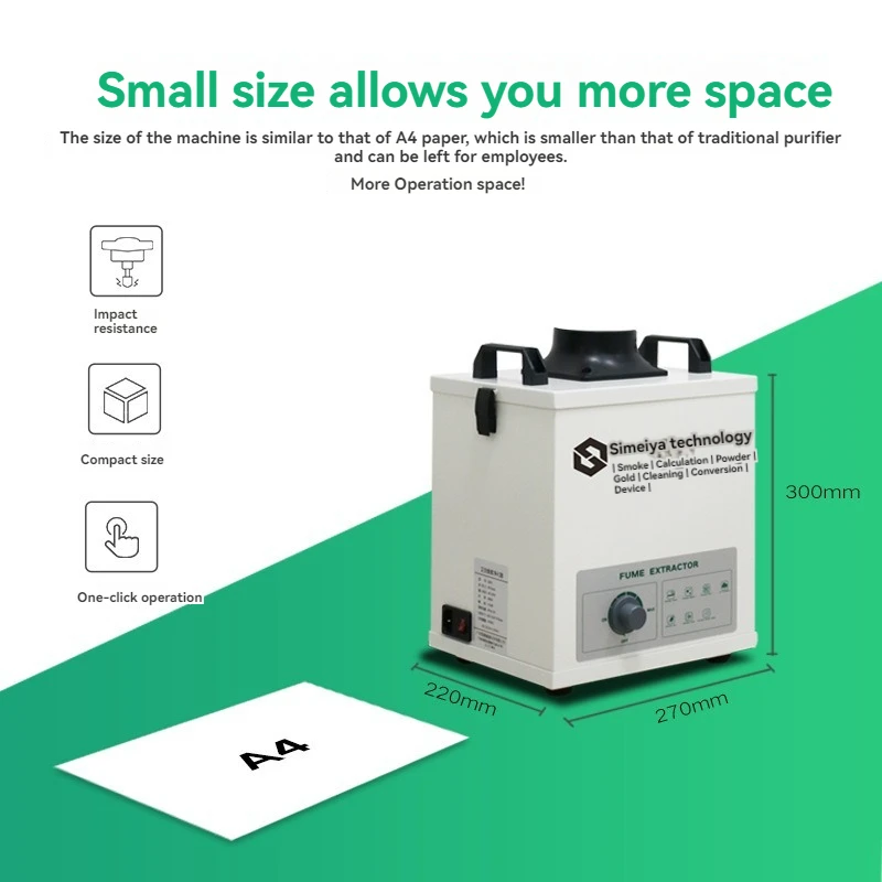 Extrator de fumaça de ar puro  - Industrial Laser Fume Extractor avaliação e preço