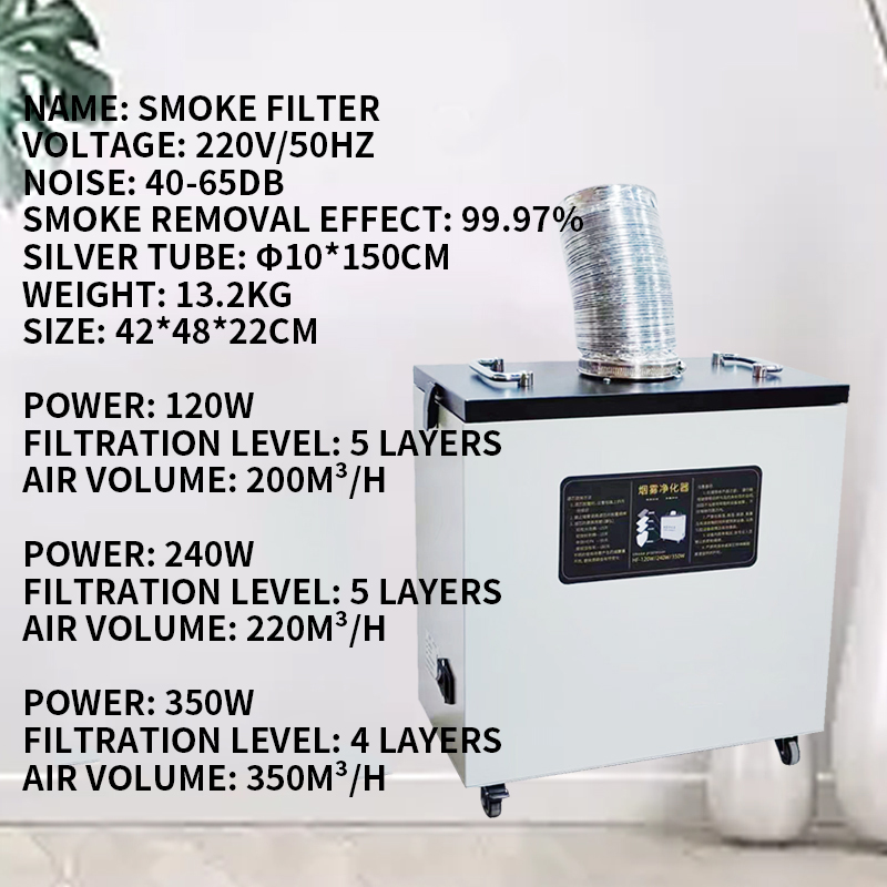 Extrator de Fumaça de Ar Puro  - Industrial Laser Fume Extractor avaliação e preço
