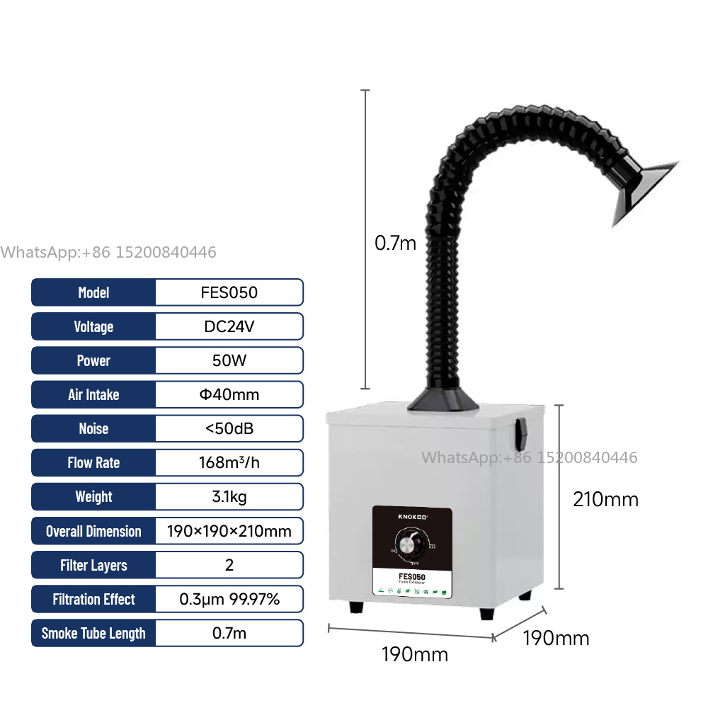 Extrator de Fumaça de Solda de - Industrial Laser Fume Extractor avaliação e preço